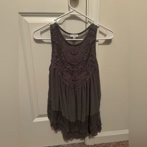 Cute Love, Fire lace tank top size small